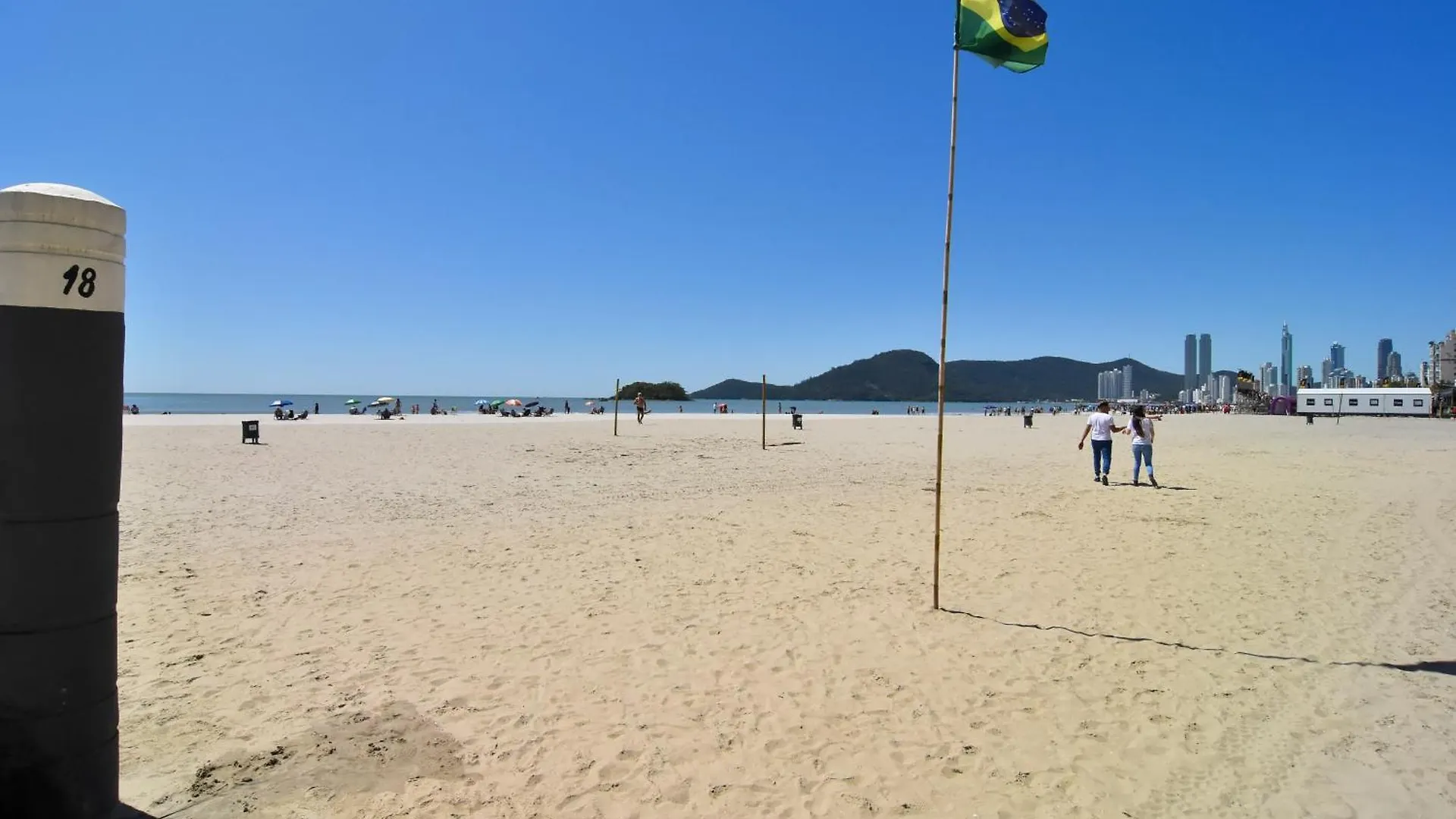 Balneário Camboriú Vista Mar Na Quadra Do Atlantico Shopping P1287 아파트
